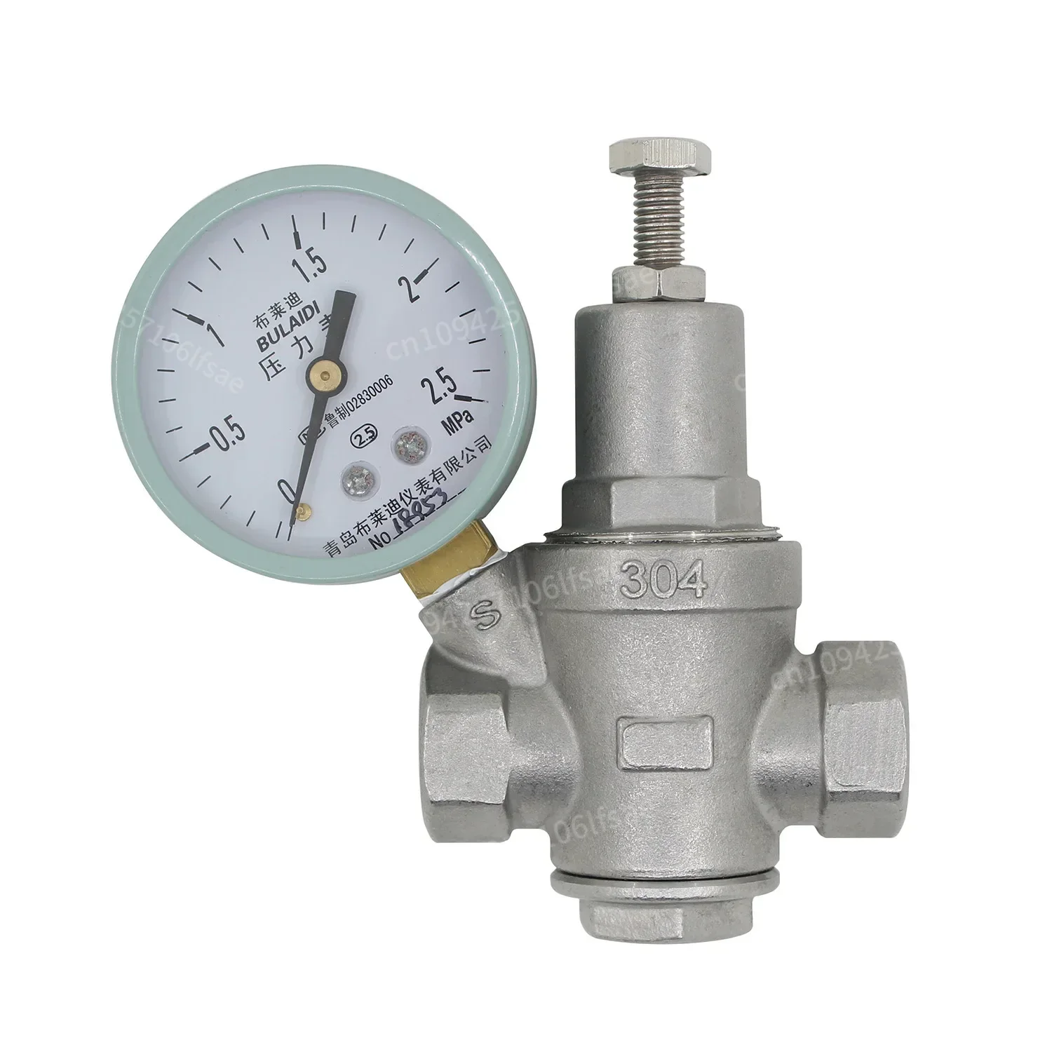 

adjustable reducing - 1/2 3/4 1 1-1/4 1-1/2 2 inch - lead free stainless steel - water pressure regulator valve