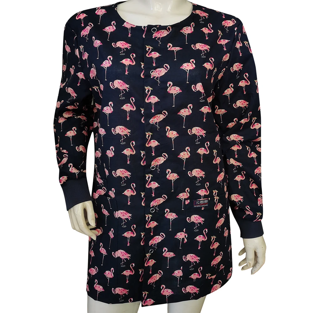 Giacche chirurgiche più lunghe Hennar, giacche mediche taglia XXS- 4XL, giacche da donna musulmane