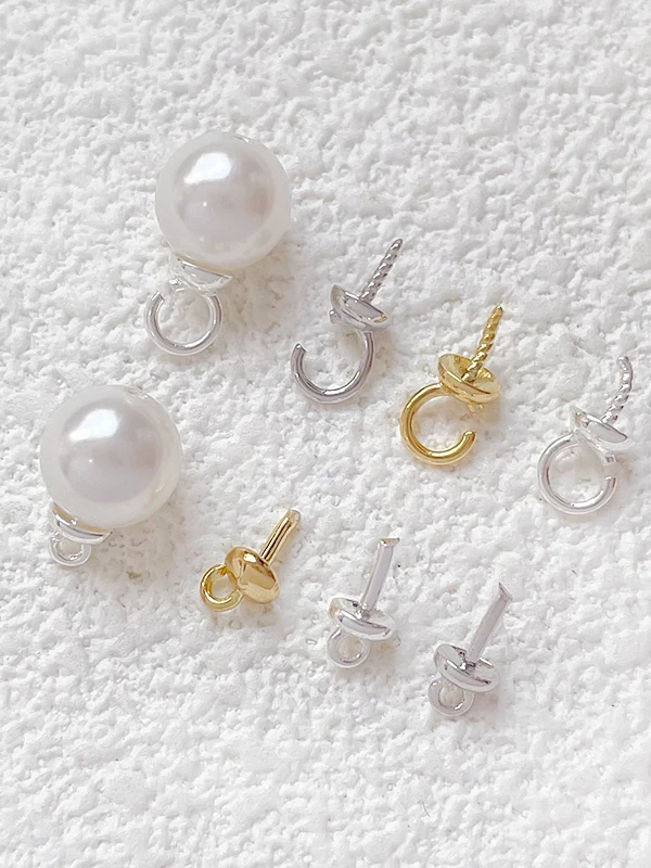 

Бусины-подвески с медным покрытием под настоящее золото, сохраняющие цвет, с отверстием, для рукоделия, аксессуары для изготовления украшений, готовые круглые кольца