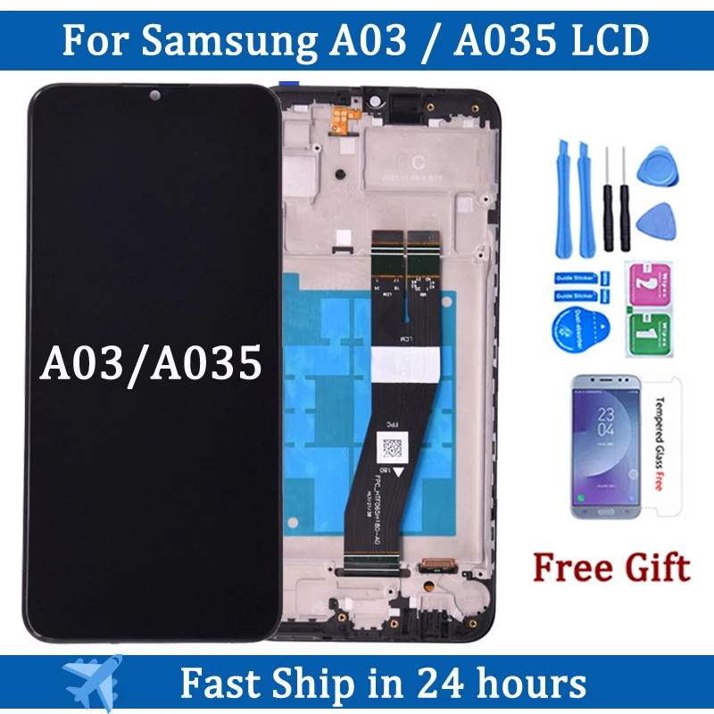 

6.5" LCD For Samsung A03 A035 LCD Display with Touch Screen Digitizer SM-A035F/DS A035M A035F Display