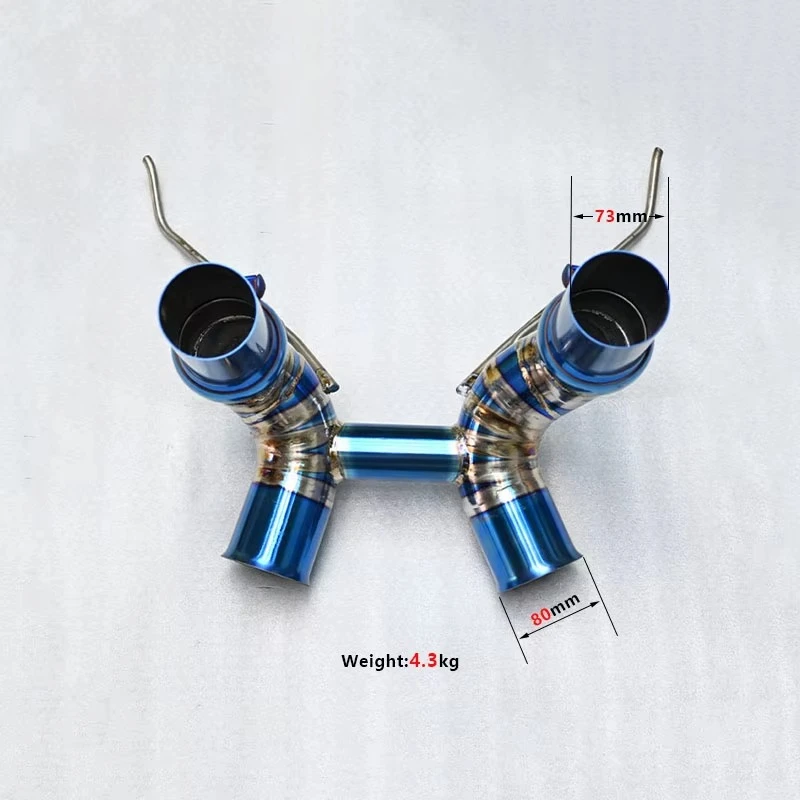 Raymant New High-quality 1.5mm Thick Titanium Alloy Exhaust System for McLaren 570 Retrofit Upgrade to 600LT
