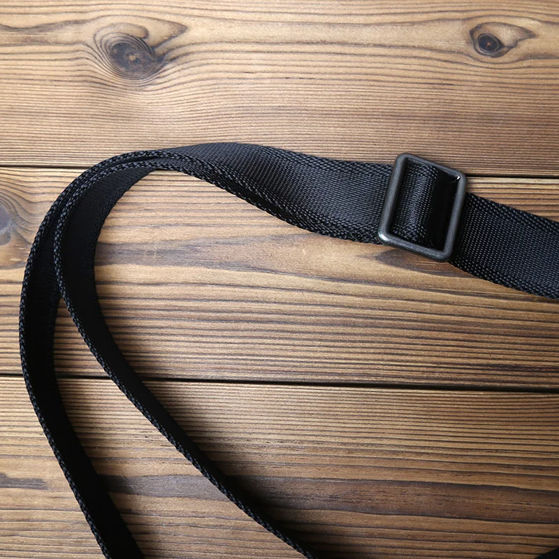 NZPJ Herren-Brusttasche aus echtem Leder, Umhängetasche aus natürlichem Rindsleder, lässige Umhängetasche, sportliche multifunktionale Handy-Hüfttasche – Detail 12