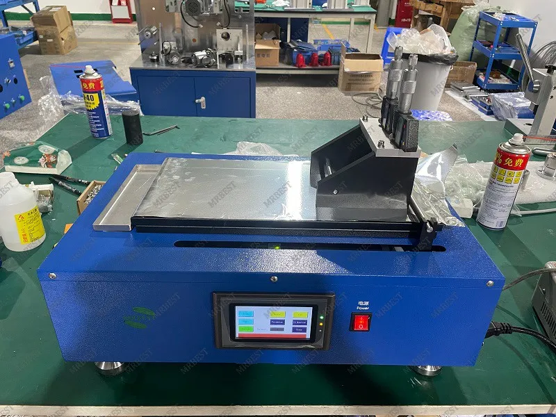 Cell Automatic Film Applicator Coater with Vacuum Chuck and Adjustable Doctor Blade for Battery Electrode Coating