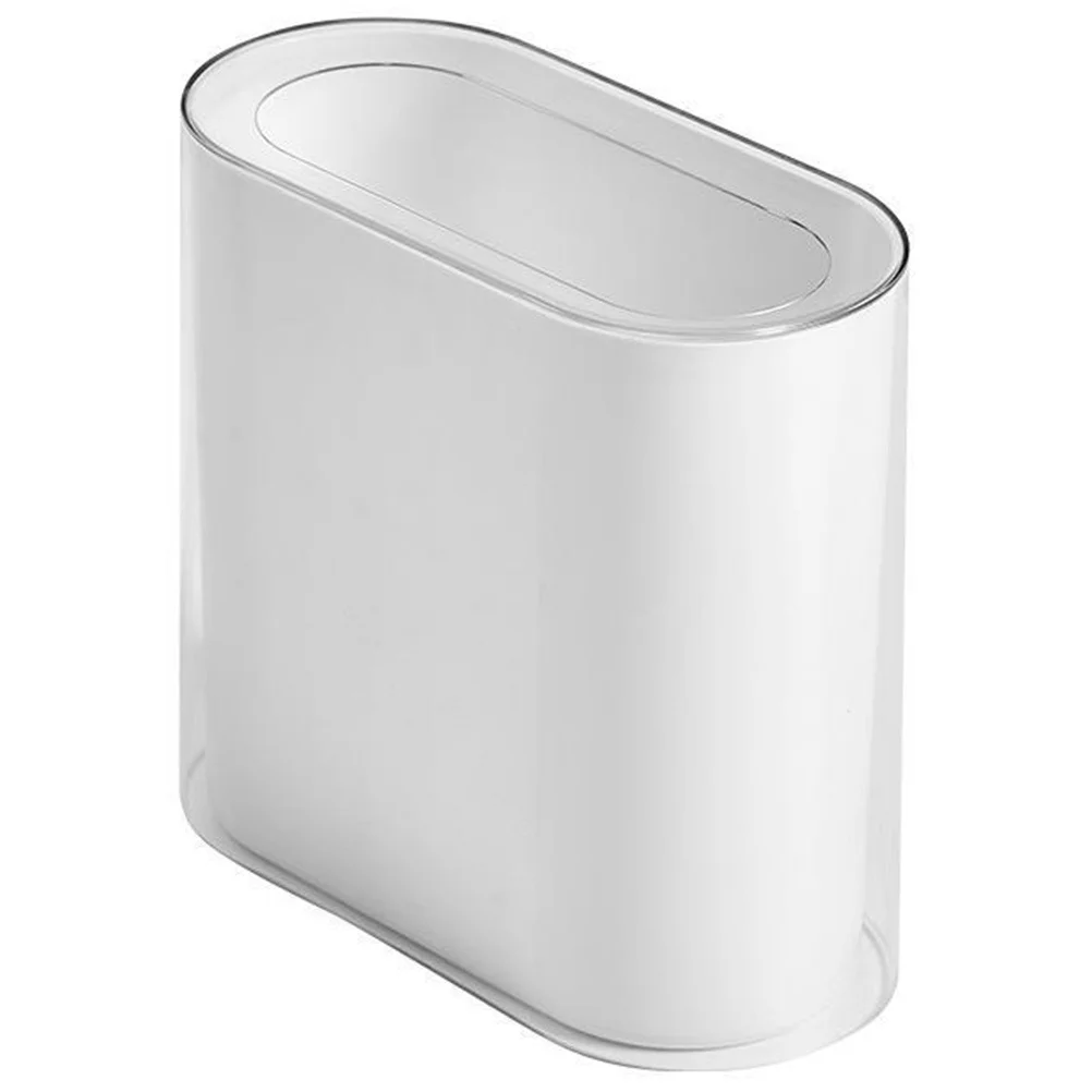 

Slim Trash Can 20L Narrow Space Garbage Can For Bathroom Bedroom Kitchen Home Office Plastic Waste Container Storage