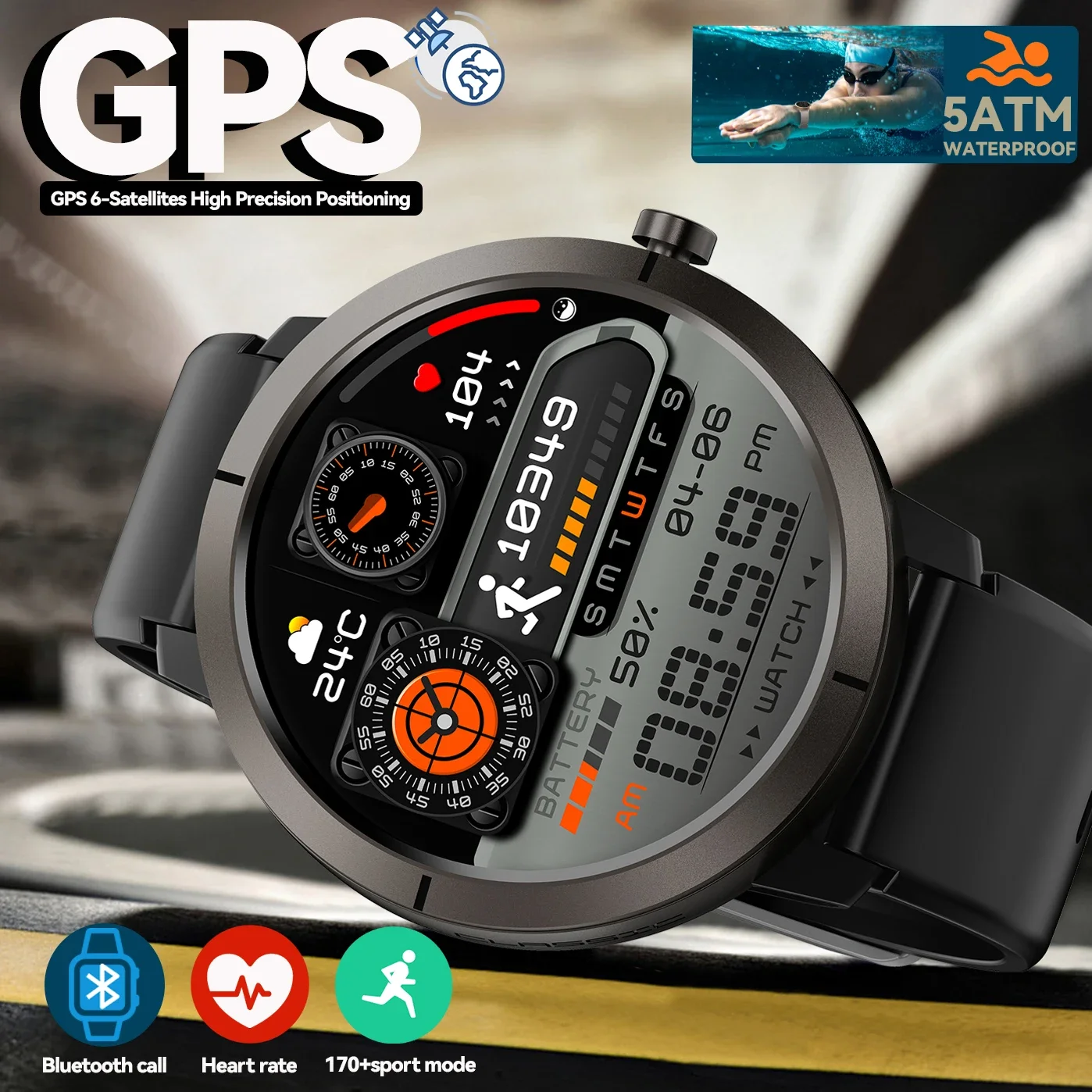 New 6 Satellite Gps… - image