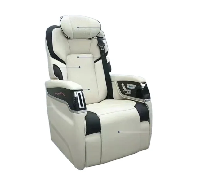 Interior Modified electric vip luxury car seat with massage ventilated for maybach toyota hiace van