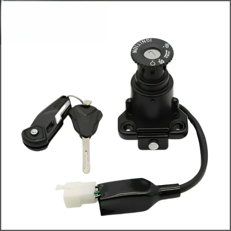Motorcycle Cover Lock Fuel Tank Cap Electric Door Lock Key Is Suitable for Loncin Promise LX500-R 525R LX250-19 Q250