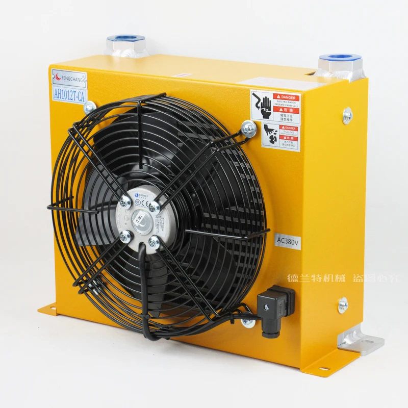 

Hydraulic air cooler AH1012T-CA air-cooled oil radiator cooler with truck crane modified fuel tank heat dissipation