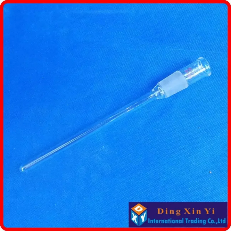 200mm 24/29 Borosilicate Glass Thermometer Sleeve Jacket Tube Standard Ground Joint Inlet Adapter for Lab Distillation
