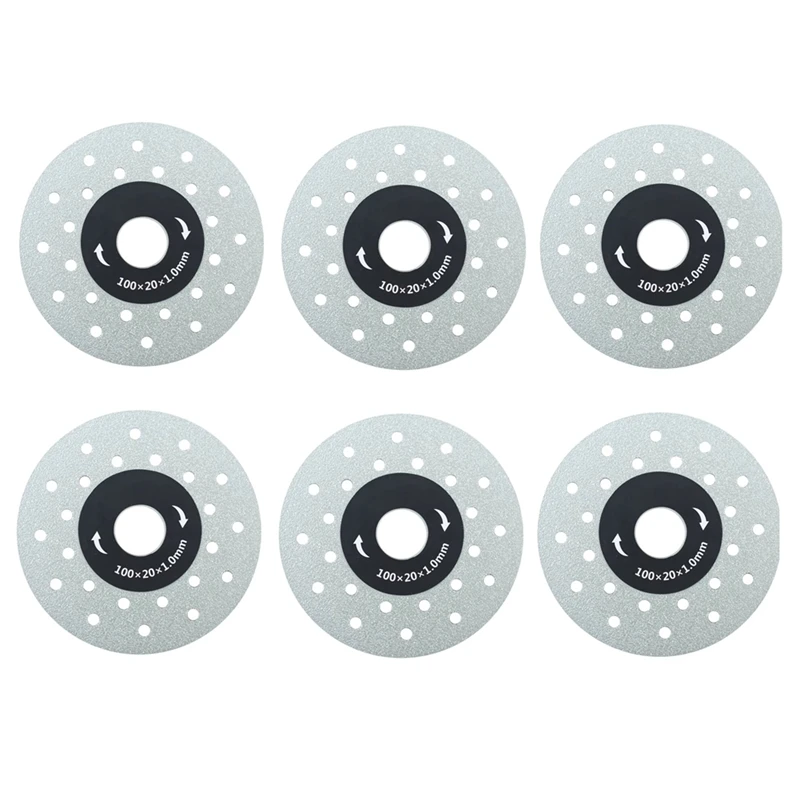 GTBL 4-Inch/100Mm Cutting Blade Porous Widened Diamond Rock Slabs Cutting Disc Cut-Off Wheel Ultra-Thin Saw Blade