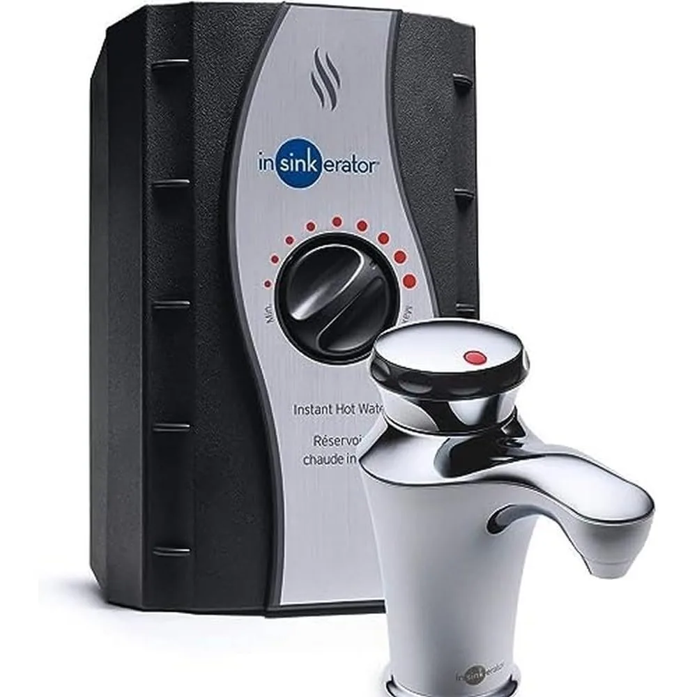 Invite Contour Instant Hot Water Dispenser System - Faucet & Tank, Chrome, H-CONTOUR-SS