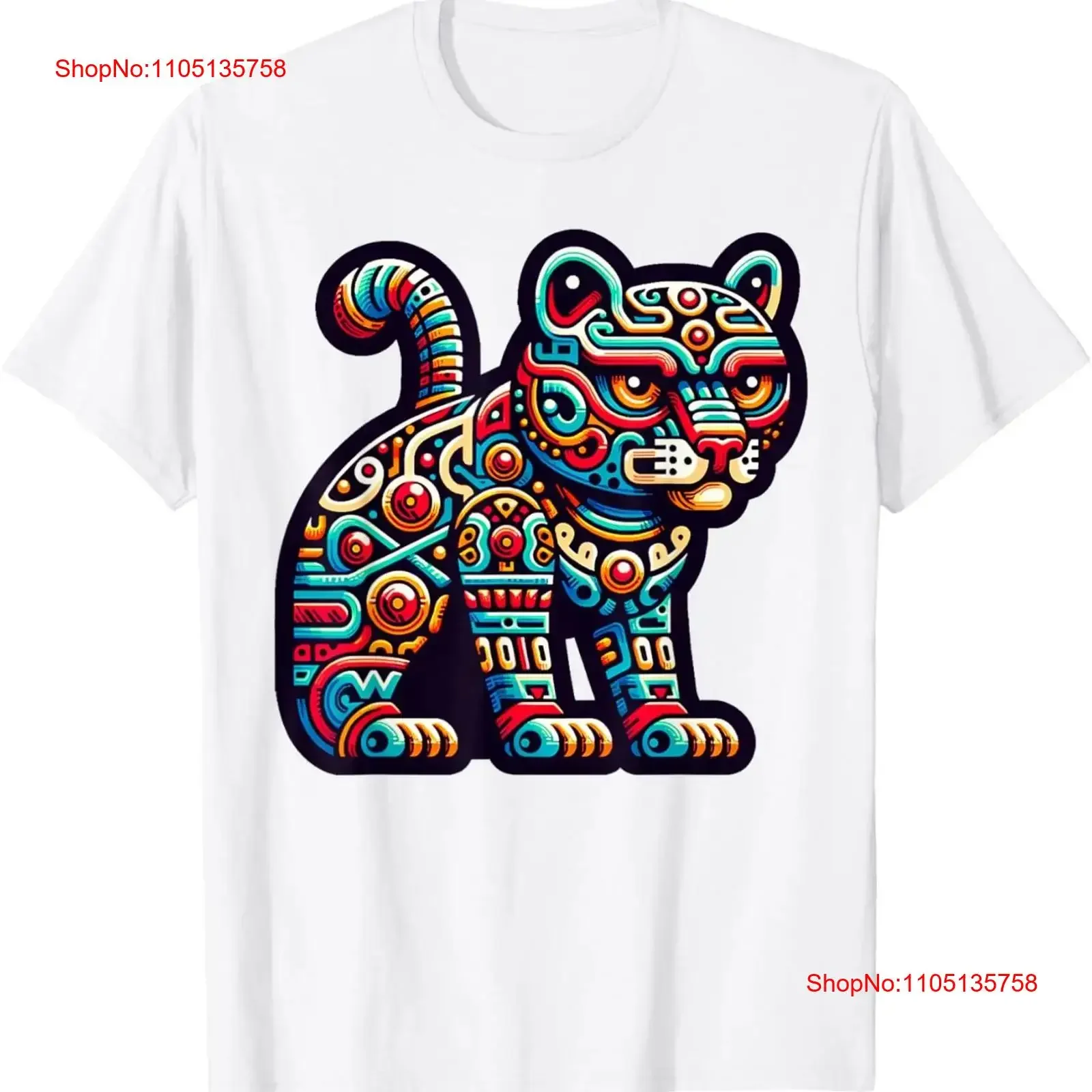 Dios azteca Tezcatlipoca y leopardo maya Yucatan camiseta vintage lavada cómoda transpirable homme elegante Casual suave