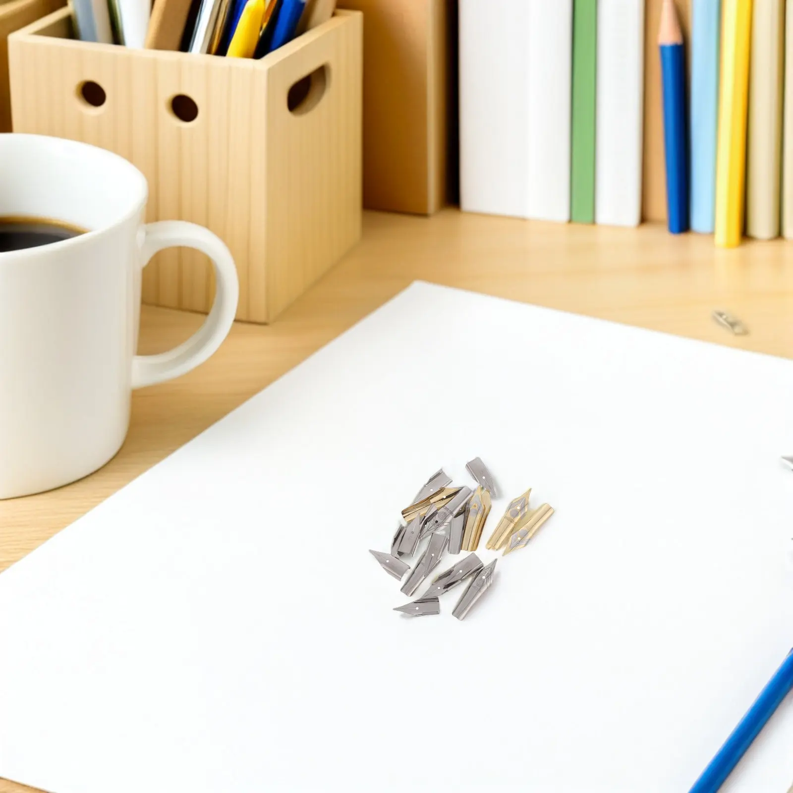 

20Pcs Steel Fountain Pen Nibs Universal Replacement Fine Metal Tips Calligraphy Writing Painting Signing Spare Fountain Pen