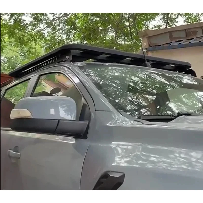 High-quality, brand-new carbon black aluminum alloy roof rack, with a load-bearing capacity of over 100kg, suitable for JB64.