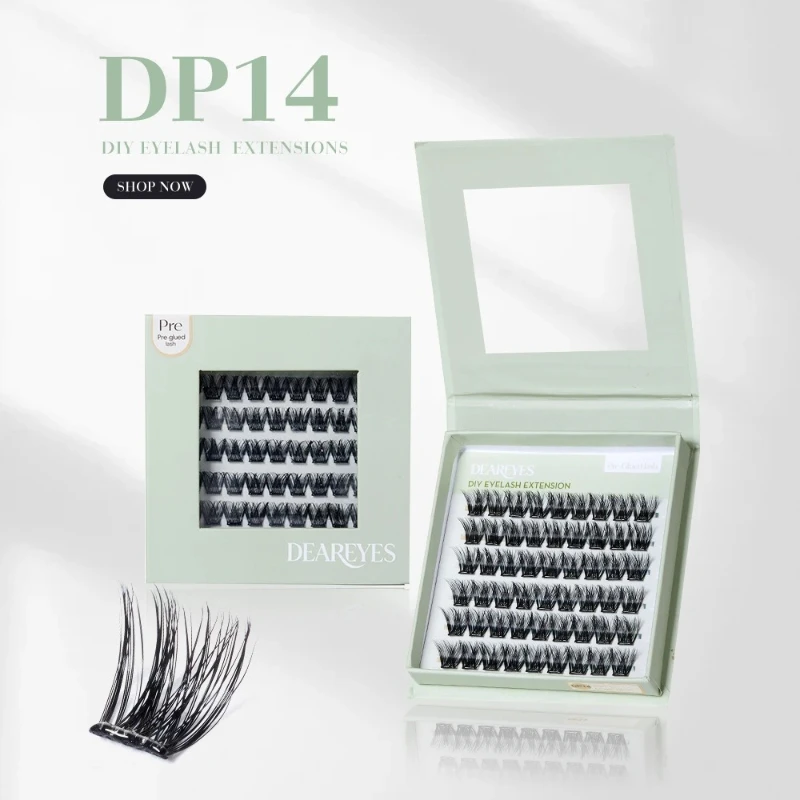 DP-14 DIY Spiky Lash Clusters Spikes Eyelash Clusters Volume Individual Lashes