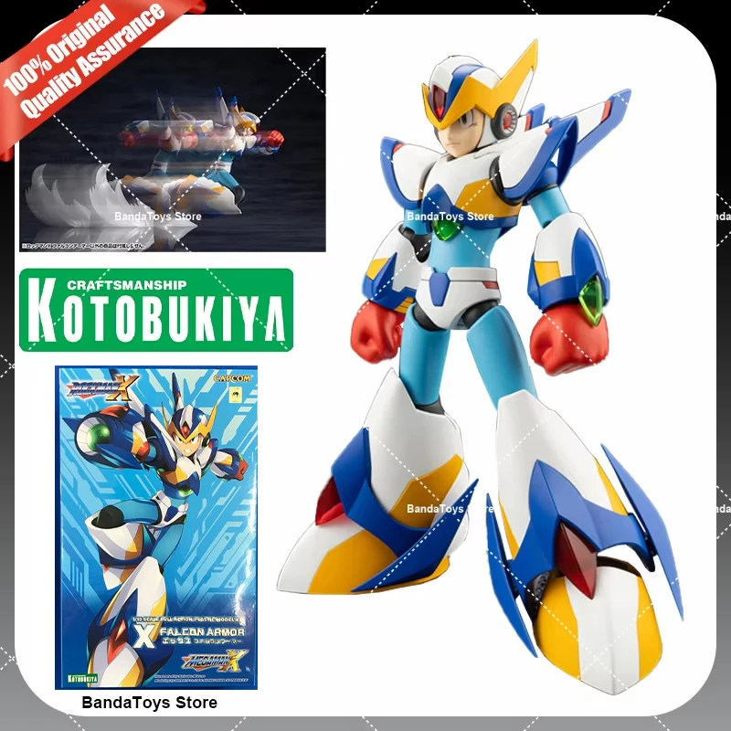 En stock 100% Original 1/12 Kotobukiya KP701 RockmanX Mega Man X Falcon armure modèle en plastique Kit Anime figurines modèle jouets