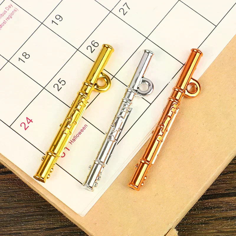 Toy Decoration Accessories Dollhouse Simulation Miniature Musical Instrument Flute Model 1Pcs