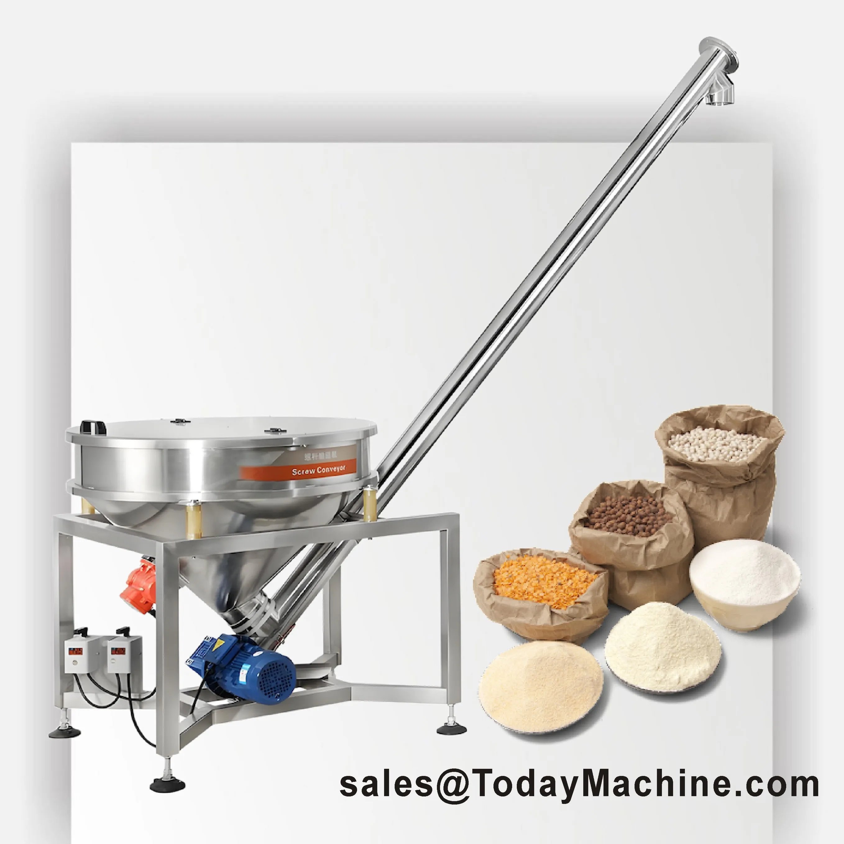 

Stainless Steel Heavy Duty Horizontal Vertical Heat Machine Animal Feeder Pellet Screw Conveyor