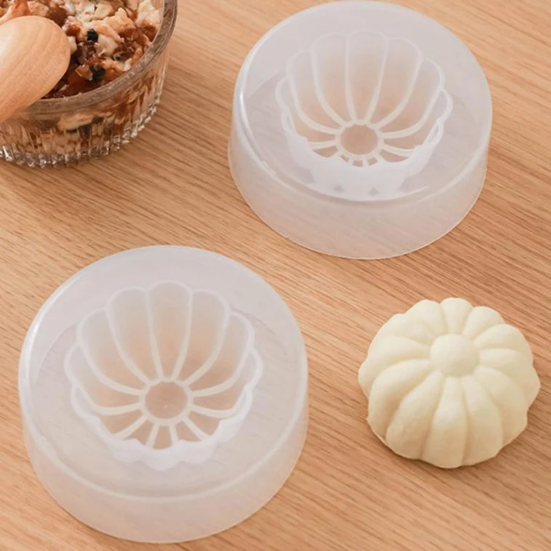 Bun Making Mould Chinese Baozi Molds DIY Pastry Pie Dumpling Maker Baking and Pastry Steamed Stuffed Tool Kitchen Accessories