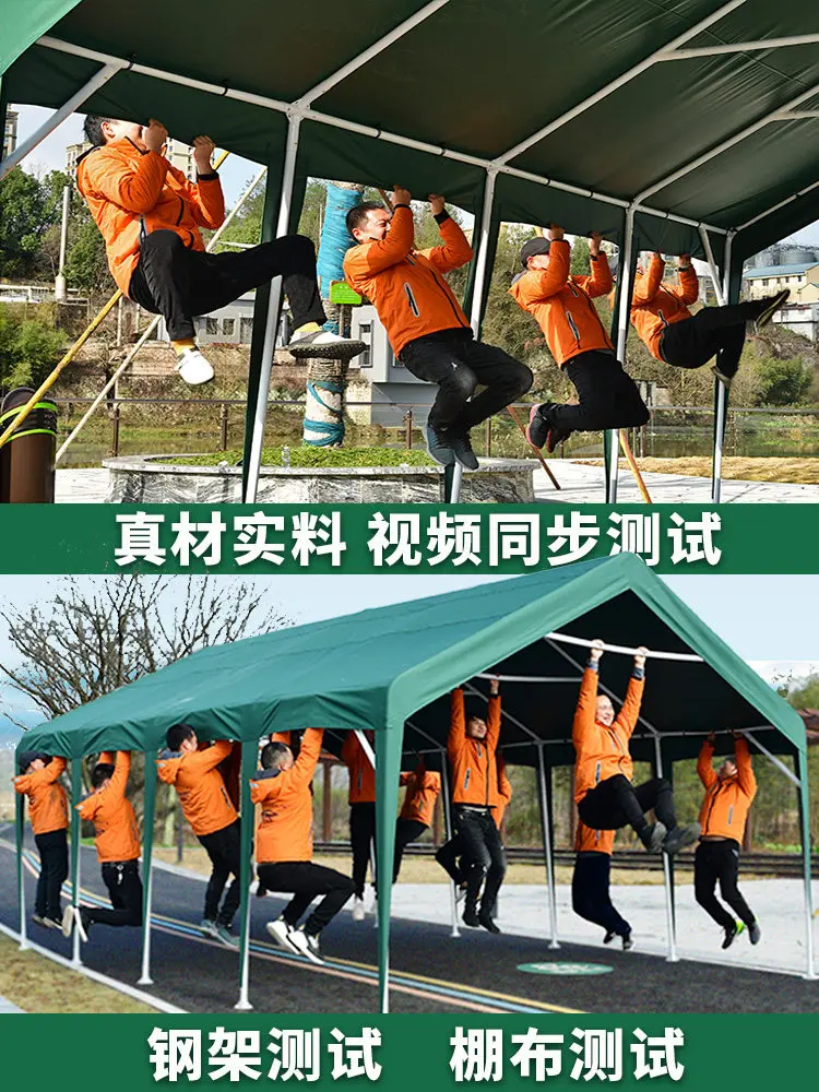 Winter warm tent outdoor rainproof thickened parking shed household awning simple garage