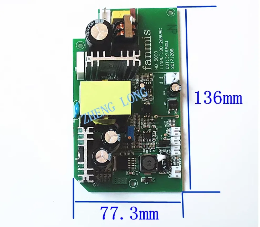 Led Projector High Power Constant Current Power Supply Board Diy Projector Parts Domestic Projection Repair Parts 150W