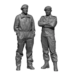 Unassambled 1/35 modern modern panzer crew soldier figure Resin figure miniature model kits Unpainted