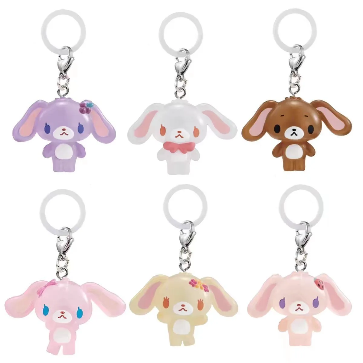 New Arrival Anime Action Figure Sugarbunnies Pendant Blind Box Desktop Toy Keychain Summer Seaside Vacation Series OrnamentGift