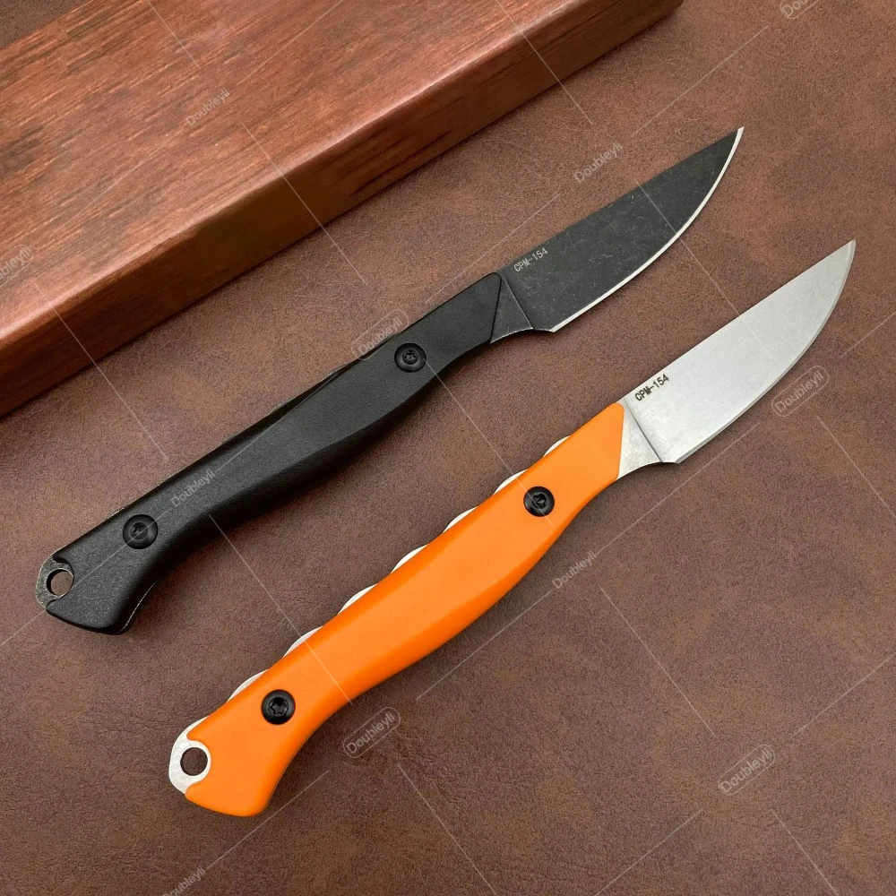 4 Models 15700 Knife CPM-154 Satin Straight Knife Nylon Fiber Handle EDC Multi-purpose Tools Lightweight Compact Practical Knife