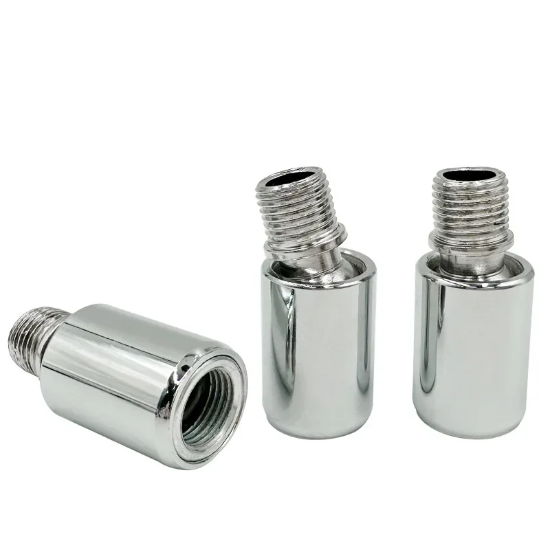 10pcs 10mm Thread tube Universal Turning Head Adapter 360 Degree Shaking Head Mirror Front Lights Wall Desk Lamp Lighting