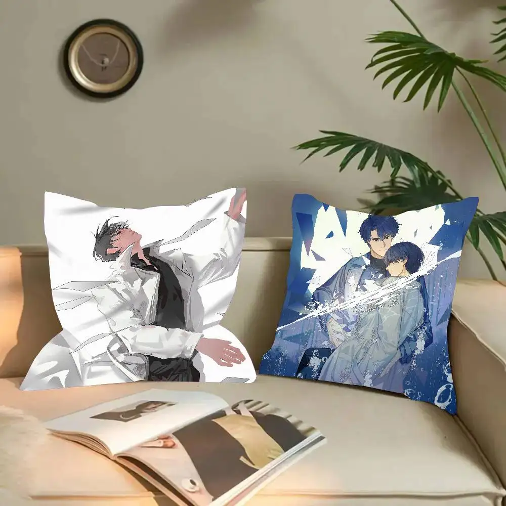 Anime Omnisciente R-reader V-viewpoint Pillow Case Fashion Square Pillowcase Bedroom Sofa Room Ins Decoration Leisure