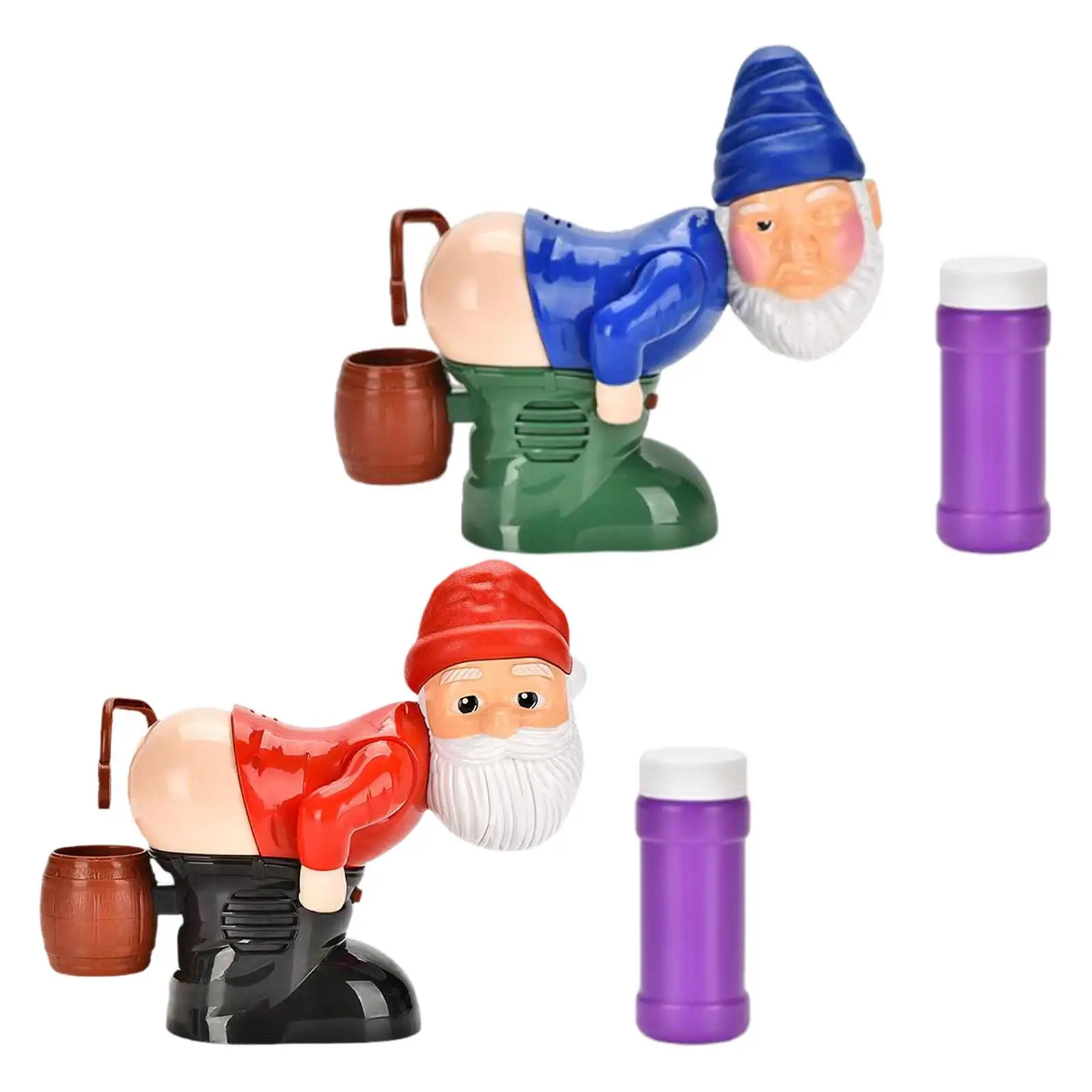 Elektrisches Santa-Po-Blasengebläse für Kinder im Alter von 3, 4, 5, 6, 7, 8 Jahren