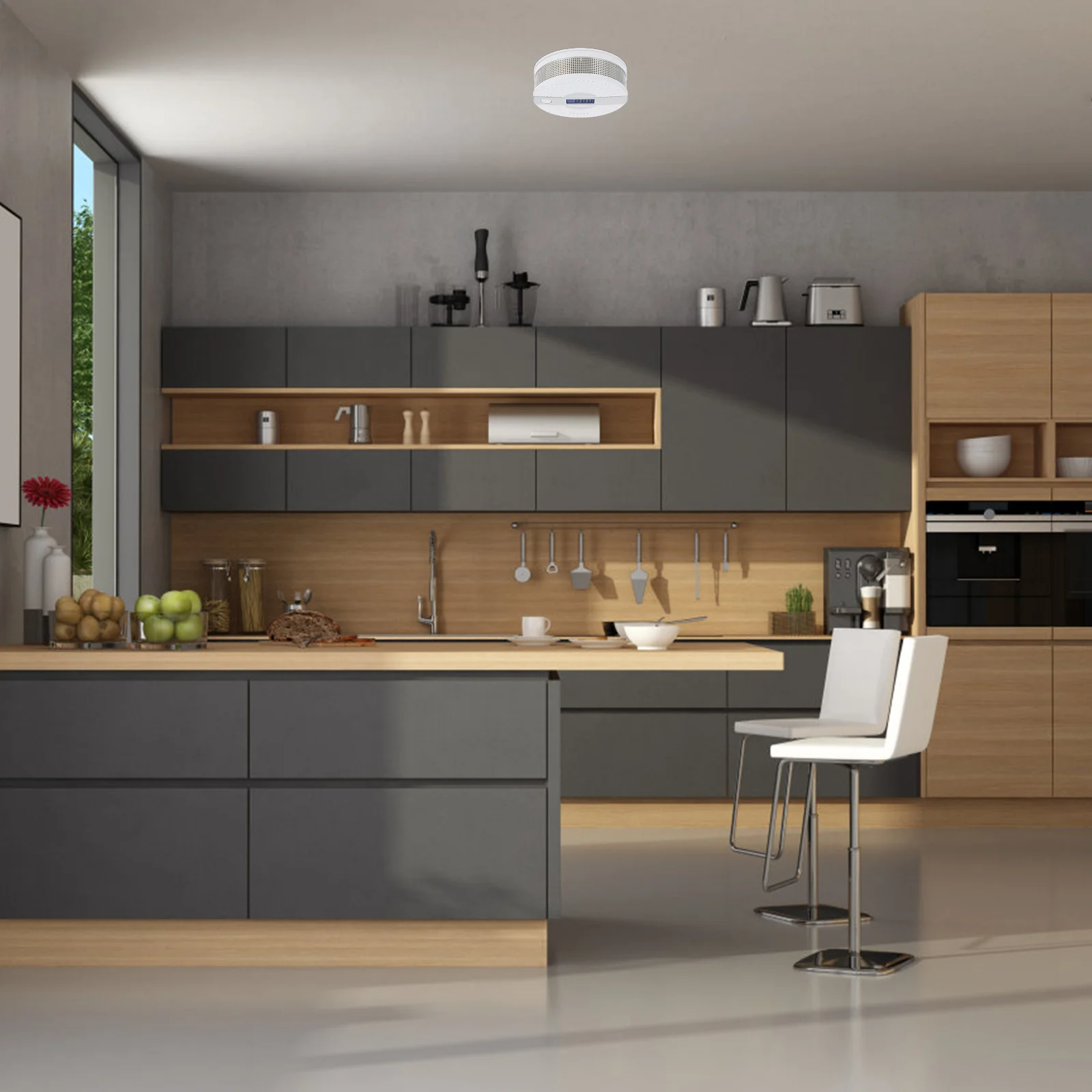 Carbon Monoxide Integrated High Decibel Sound Fault Power Saving Technology Small Size Home