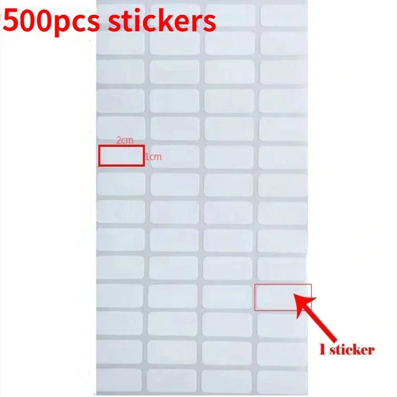 100/500/3000 Stuks/Rol Blanco Label Zelfklevend Thermisch Label Sticker Papier Supermarkt Direct Afdrukken Waterdicht