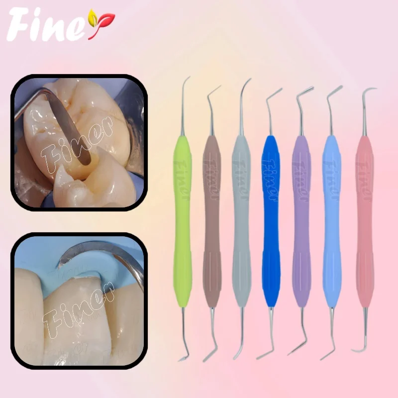 

Finer 1PC Dental Resin Spatulas Composite Instruments Silicone Resins Filler Dentist Aesthetic Restoration Dental Material Tools