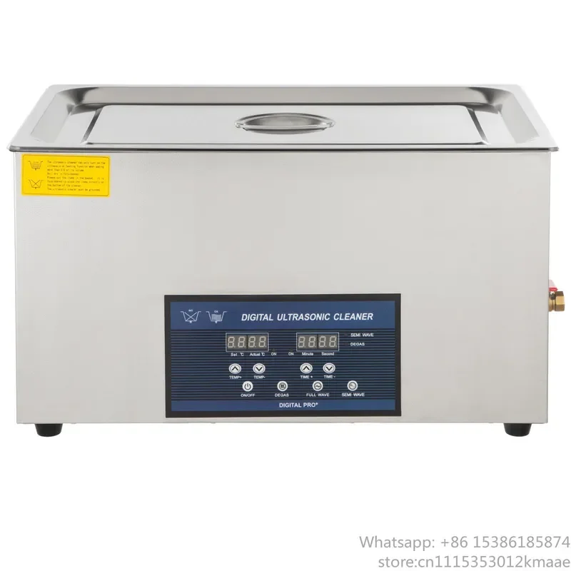 Vequyn 30L Dual-Frequency Ultrasonic Cleaner (28/40kHz) with Heater & Timer – Instruments & Metal Parts  dental