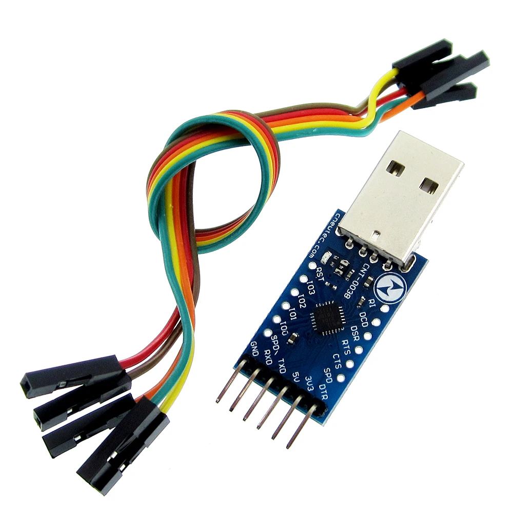 Последовательный преобразователь модуля USB 2.0 в TTL UART 6PIN CP2104 STC PRGMR Замените CP2102 с кабелями Dupont