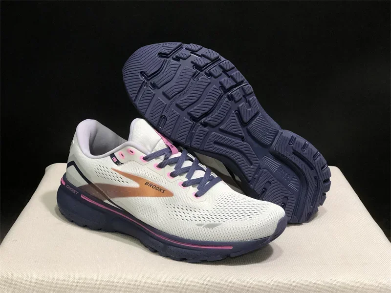 Asli Brooks Ghost 15 sepatu berjalan luar ruangan wanita bantalan maraton sepatu olahraga mengambang ringan Sneakers EUR 40-45