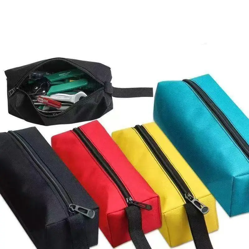 Portable Oxford Cloth Tool Bag Thickened Waterproof Multi Storage Pockets for Home Garage Repair Maintenance