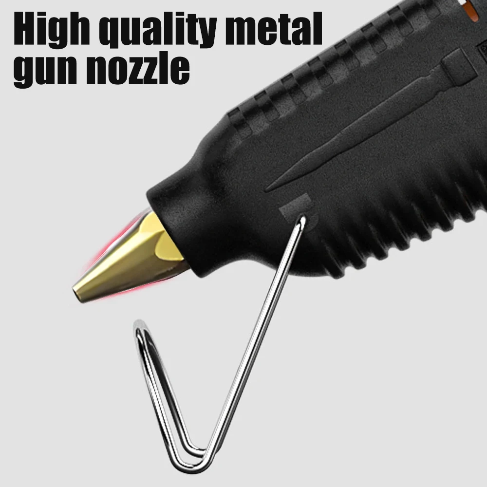 

110V/220V Hot Melt Glue Gun with Switch for 11mm Glue Stick Indusrial Adhesive Hot Gun Electric Heat Temperature Gun Repair Tool