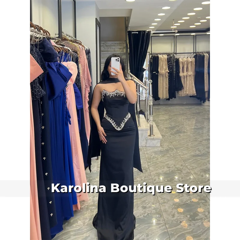 Vintage Sweetheart Evening Dresses for Women Mermaid Rhinestones Corset Saudi Arabric Vestidos De Fiesta Customized