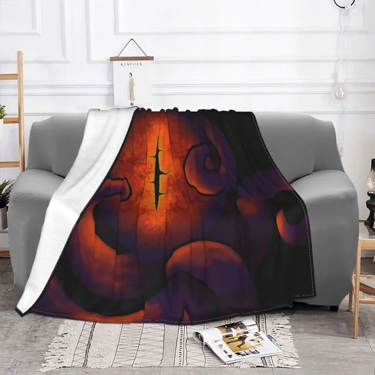 World of Warcraft Role-playing Game Blanket Plush Eye Of N'zoth Breathable Plaid Throw Blankets For bed Travel Bedding Throws