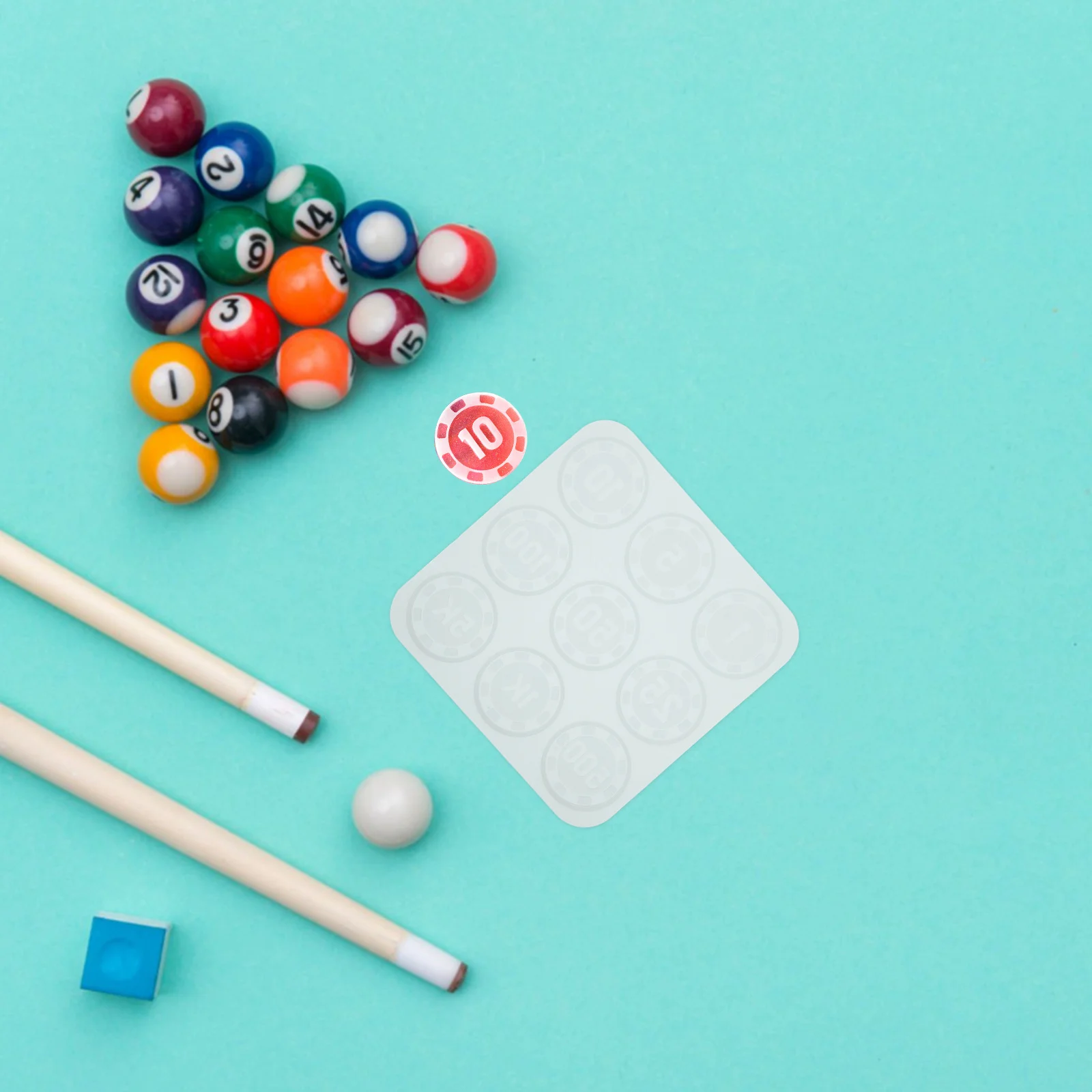 

3pcs Silicone Poker Chip Diy Epoxy Resin Crafts Reusable Game Coin For Party Entertainment Craft Projects Resin