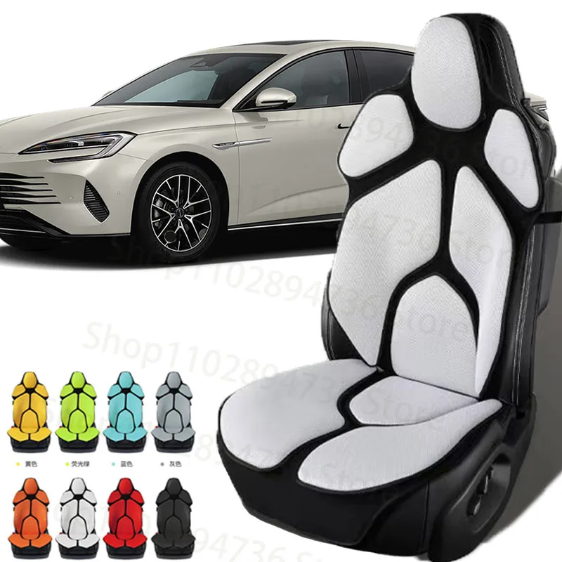 

FOR BYD Seals Cushion Car Seat Chair Back Mesh Lumbar Back Brace Massage Back Pad Support Home Office