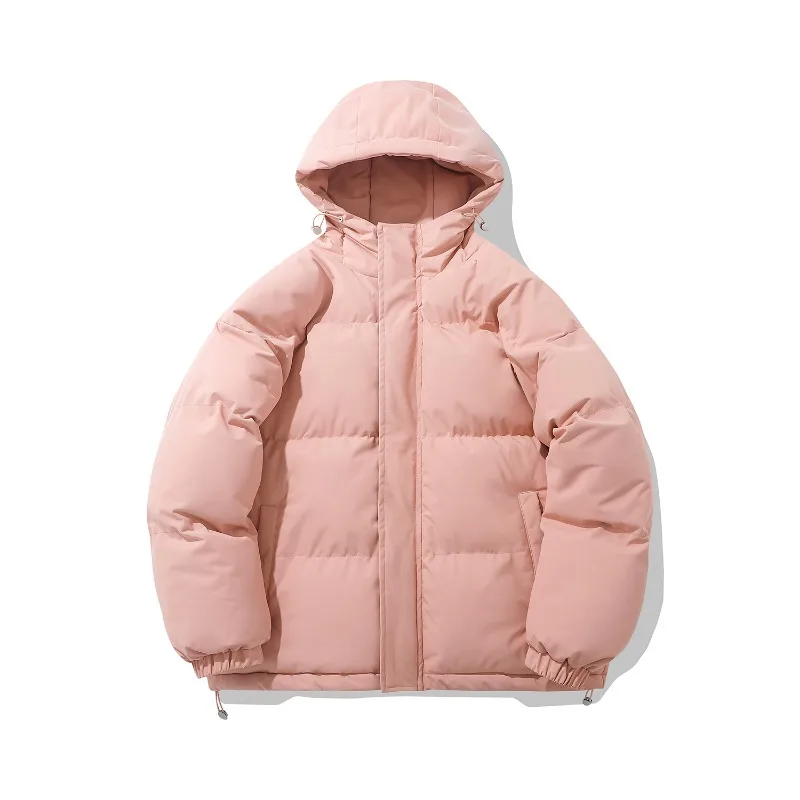 Abrigo de algodón con capucha para mujer, parka de alta calidad con tres capas de protección, Color sólido, 8 colores, novedad de invierno, 2023