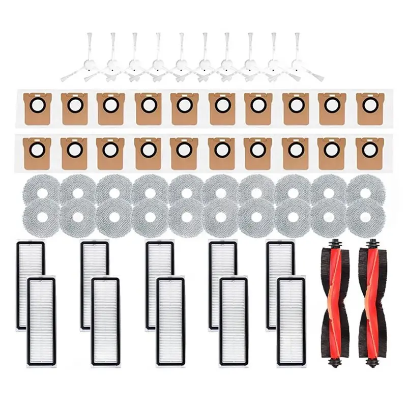 

【SPECIAL OFFER】For X10+ Robot Vacuum Spare Parts Accessories Replacement Main Side Brush Hepa Filter Mop Cloth Dust Bag/X