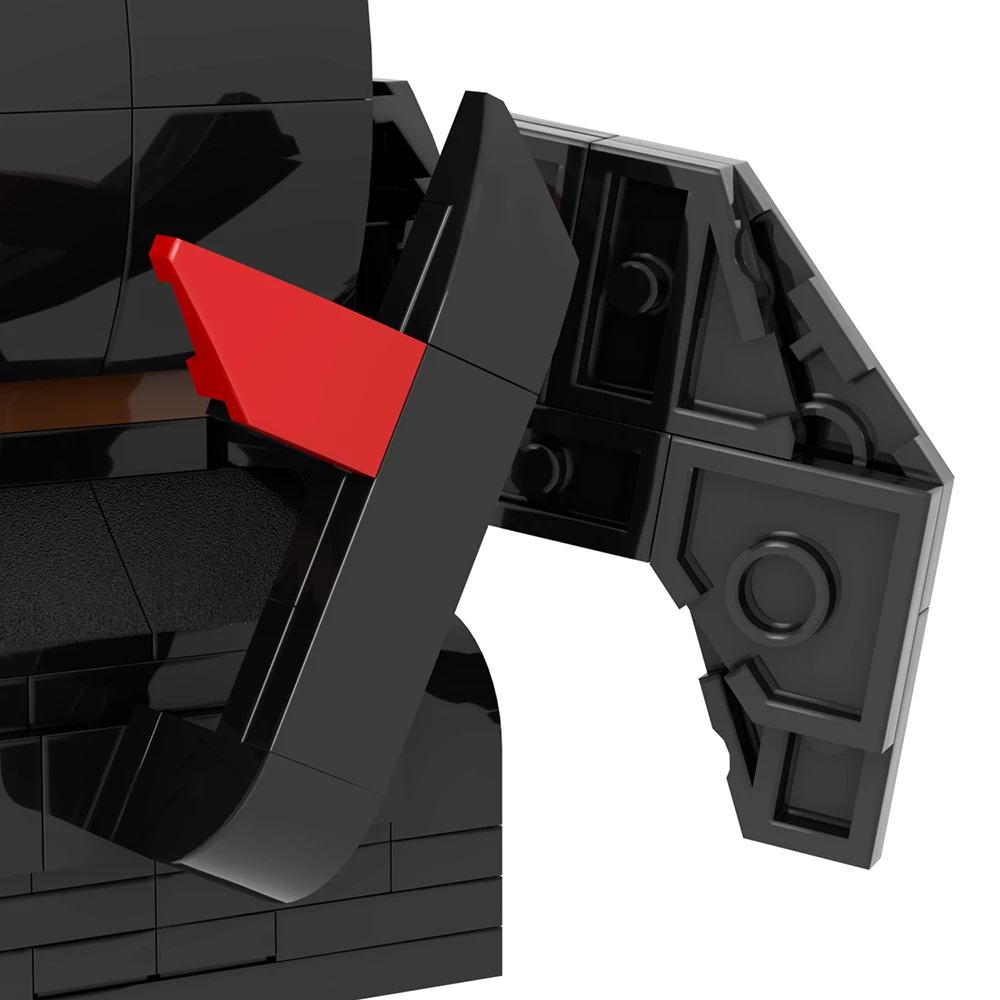 MOOXI Cartoon Series 292Pcs MOC Bricks Black Dragon BrickHeaded Model Set DIY Building Block Kids Toys For Children Gift MOC7346 #5