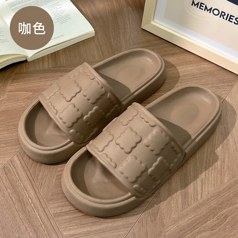 Women Slippers Home Non-Slip Wear-Resistant and Lightweight Comfortable Bathroom Slippers Men Shoes Portable deodorization