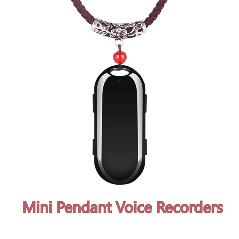 Mini Pendant Activated Voice Recorder Espia 20Hrs4G-32G Noise Reduce Digtal Sound Recorder USB Small Audio Dictaphone Mp3 Player