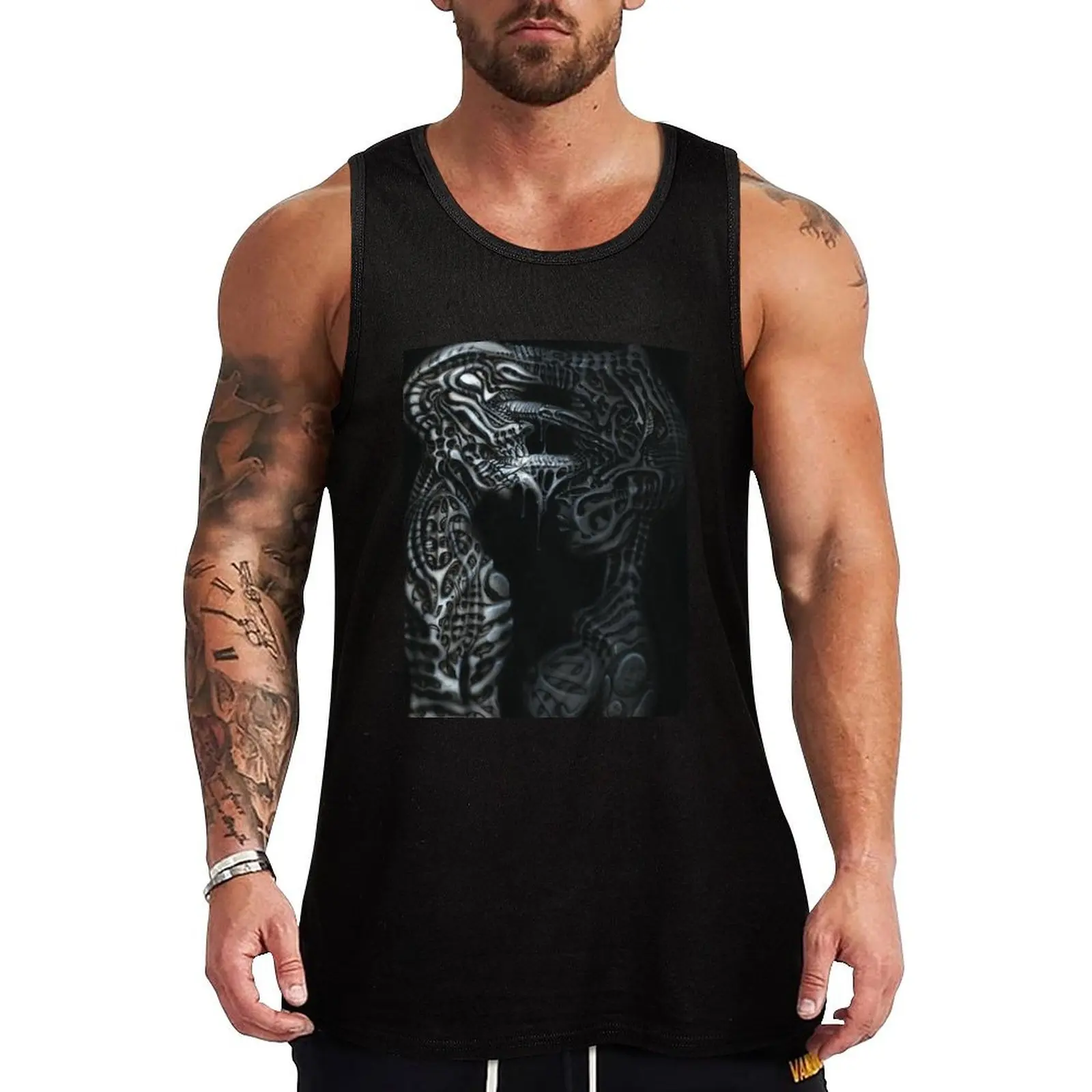 

Breath into me II Tank Top Gym T-shirts for men gym clothes man