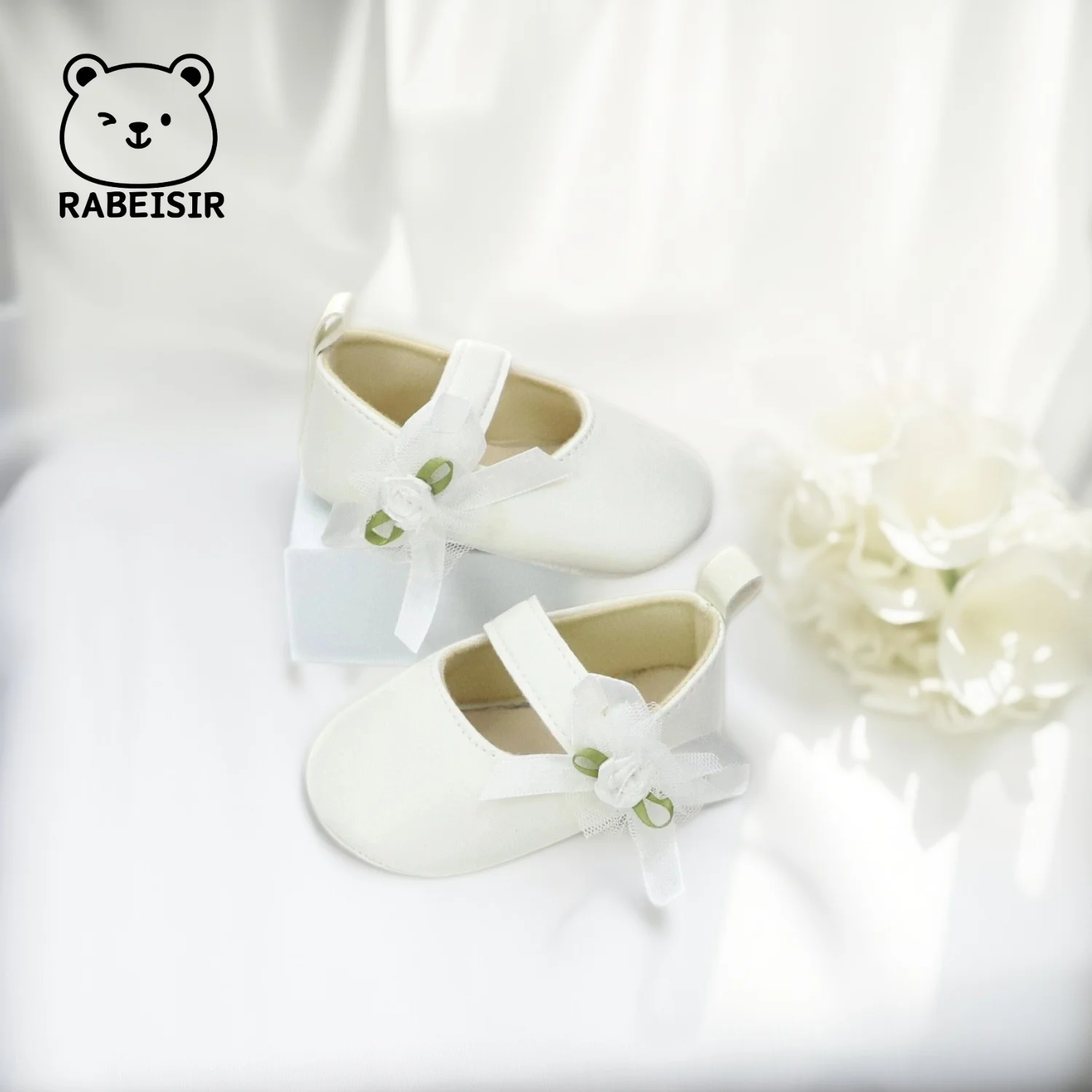 Sapatos de princesa para meninas de 0 a 18 meses, sapatos de caminhada para bebês, sola macia, sapato único versátil e moderno